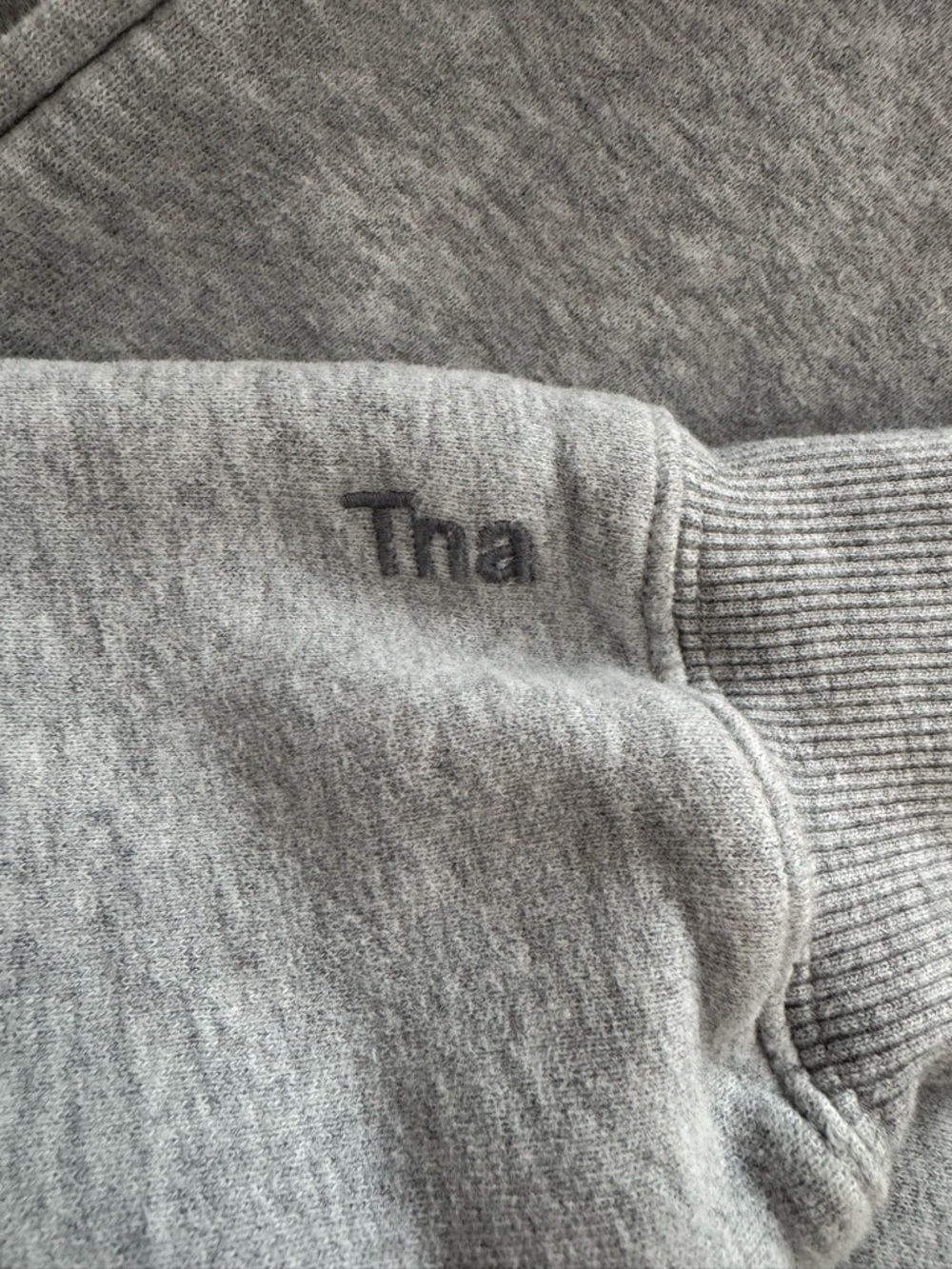TNA Cozy Fleece Boyfriend Pullover - Heather Gray - Picture 6 of 9